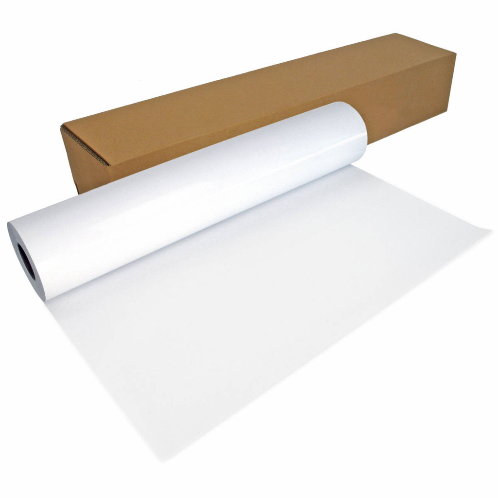 Rolo de Papel Fotográfico para Plotter 180g 610mm x 30m Branco Brilhante Bobina Glossy