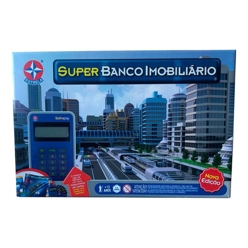 Super Banco Imobiliário Jogo De Mesa Cartão Criança Estrela em Oferta na Shopee