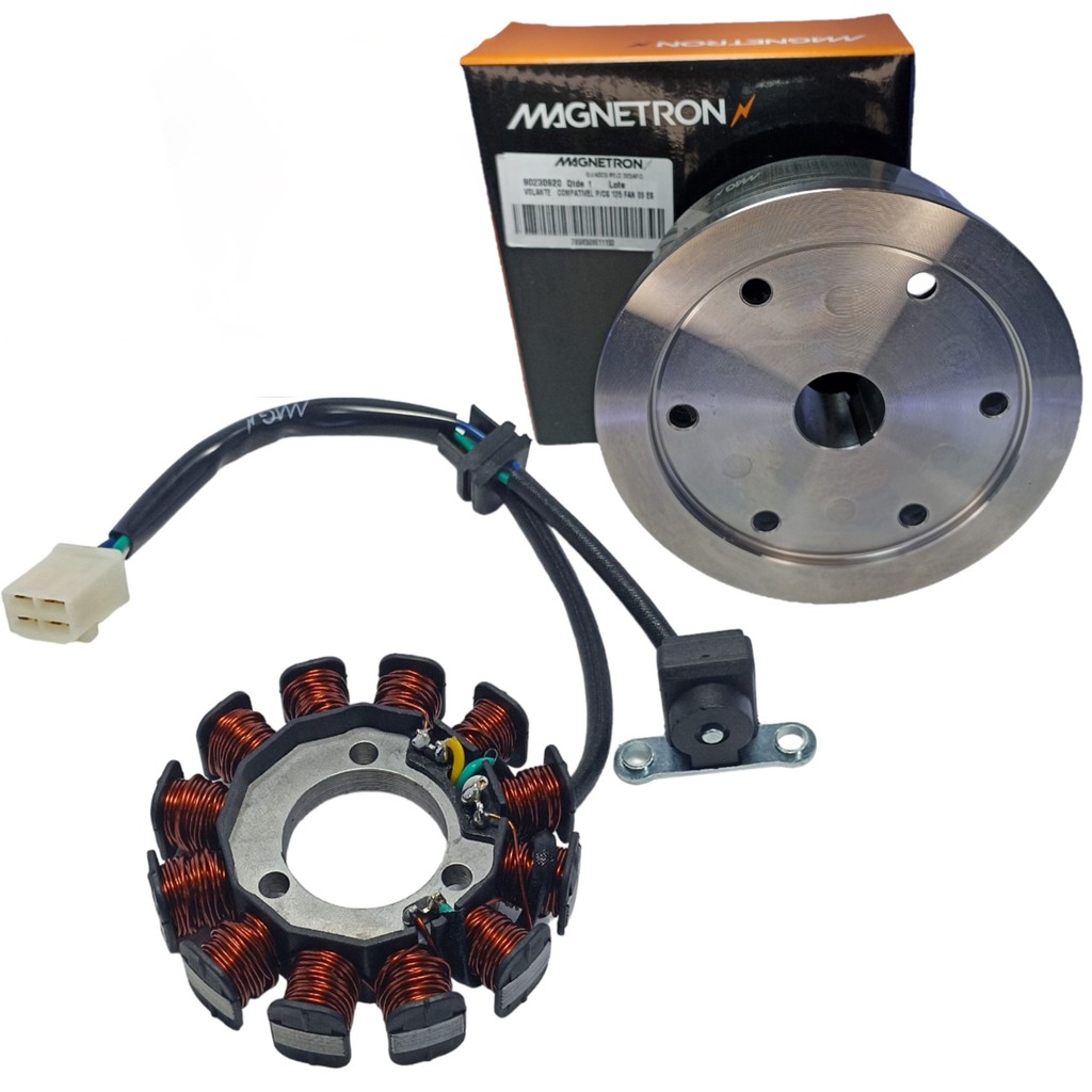 Kit Volante Magneto Estator Cg 125 Fan Es 2009 2010 a 2015 Cg 150 Es Esd 2004 2005 a 2008 Mais Carga em Oferta na Shopee