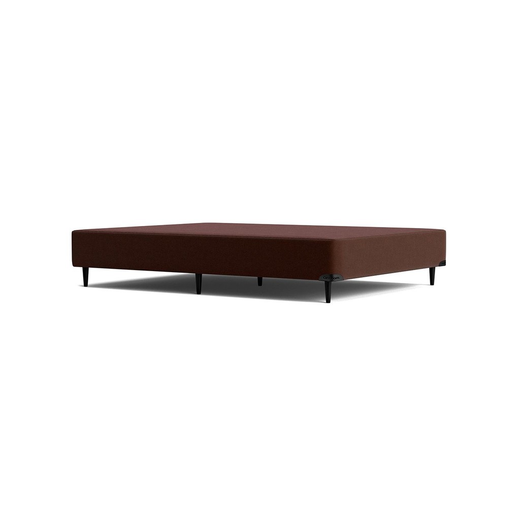 Base Sommier Camurça Marrom Casal (138x188x23) - Ortobom