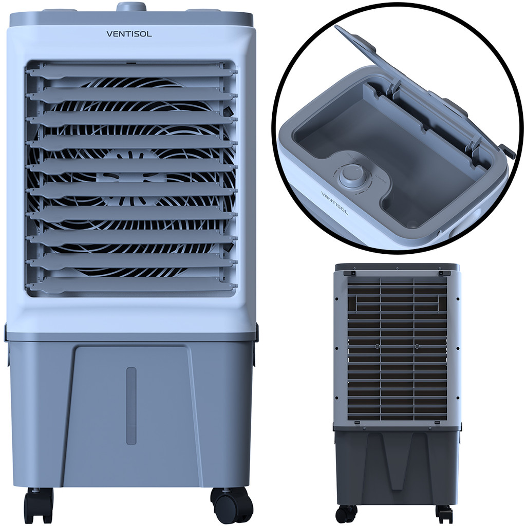 Climatizador Ventilador De Ar Portátil 16 Litros 130w Umidificador Clin16 Casa Quarto Loja Comércio Ventisol - Home Appliances
