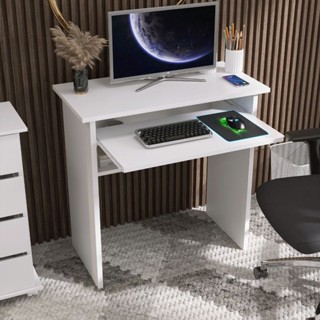 Escrivaninha Computador X Estudo Home Office Mesa Branco em Oferta na Shopee