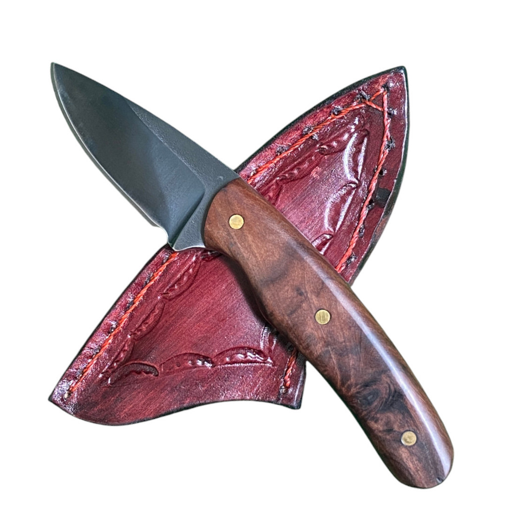 Kit Faca Bushcraft 6'' 1070 Fosfatizada com Bainha - KBFCBCT6482