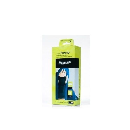 ORTESE PUNHO COM TALA BILATERAL M PRETA REF. BC0656 MERCUR
