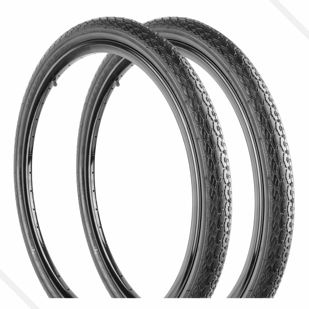 Par Pneu Bike 26x1.1/2X 2x2 Barra Forte Manga Turbo Pirelli em Oferta na Shopee