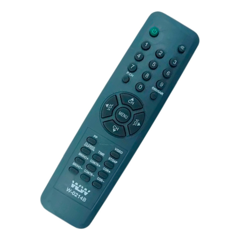 Controle Remoto Compatível 0214b Cce Philips Tv Tubo Teclas Atalho