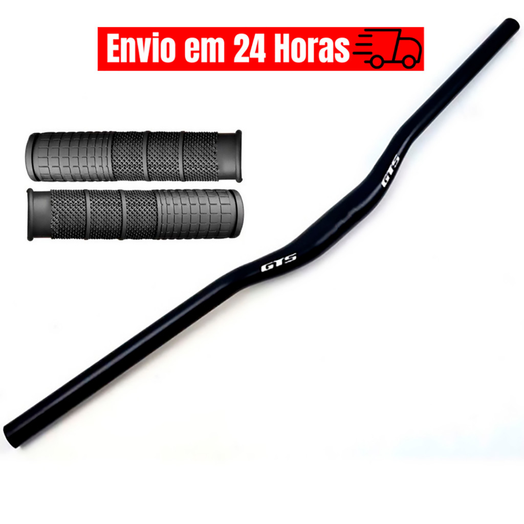 Guidão De Bicicleta Curvo GTS em Aço 700mm x 31.8mm Bike Par de Manoplas - Sports & Outdoors