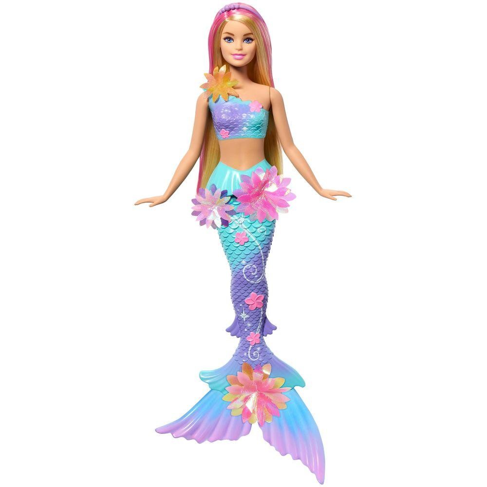 Barbie Boneca Sereia com Transformação de Flor - Mattel em Oferta na Shopee