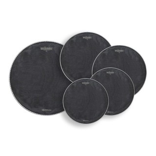 Kit de Peles Williams SoundLess Silent Mesh 20¨ bumbo, 10¨, 12¨, 14¨, 14¨ (caixa) estude em silêncio