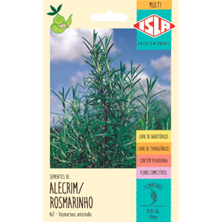 Sementes de Alecrim Rosmarinho 50mg - Isla Linha Multi em Oferta na Shopee
