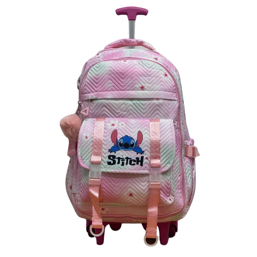 Mochila Lilo E Stitch De Rodinha Feminina Escolar Juvenil Qualidade Diversas Cores Volta À...