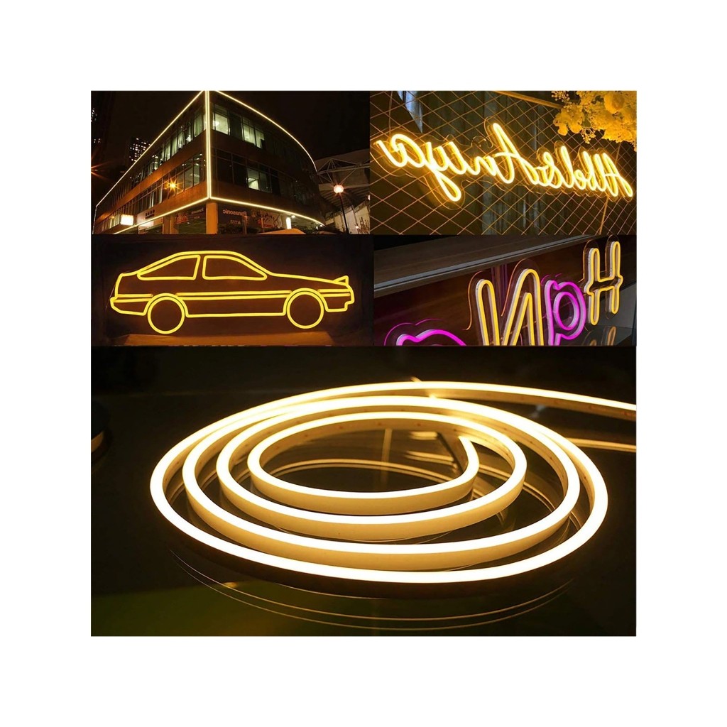 5m Mangueira Fita Led 12v Neon Corte 2,5cm Alto Brilho + Fonte 5A em Oferta na Shopee