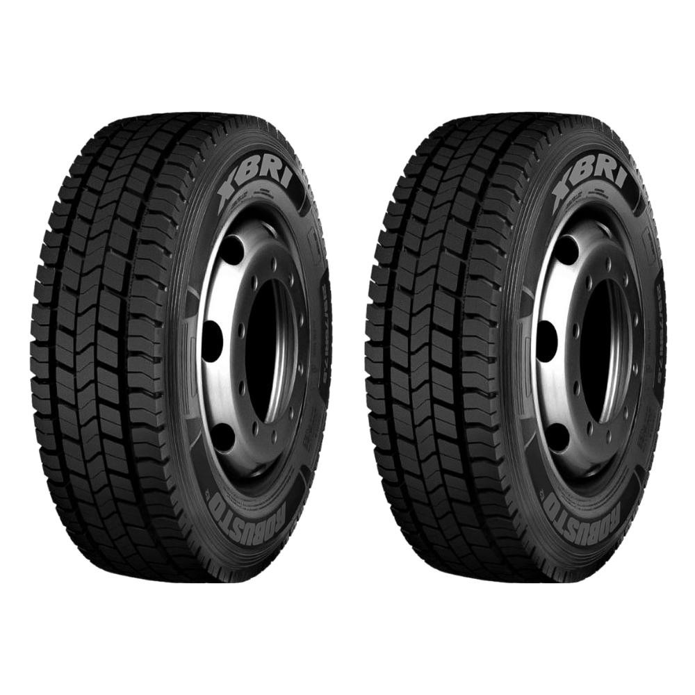 Kit 2 Pneus 215/75R17.5 Borrachudo 16 Lonas 135/133J Robusto E2 Xbri em Oferta na Shopee