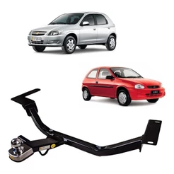 Engate Reboque 500kg Corsa Wind E Celta Reforçado bOM