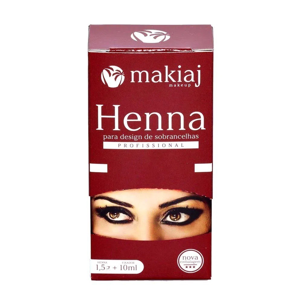 Henna Para Desing De Sobrancelhas Makiaj em Oferta na Shopee