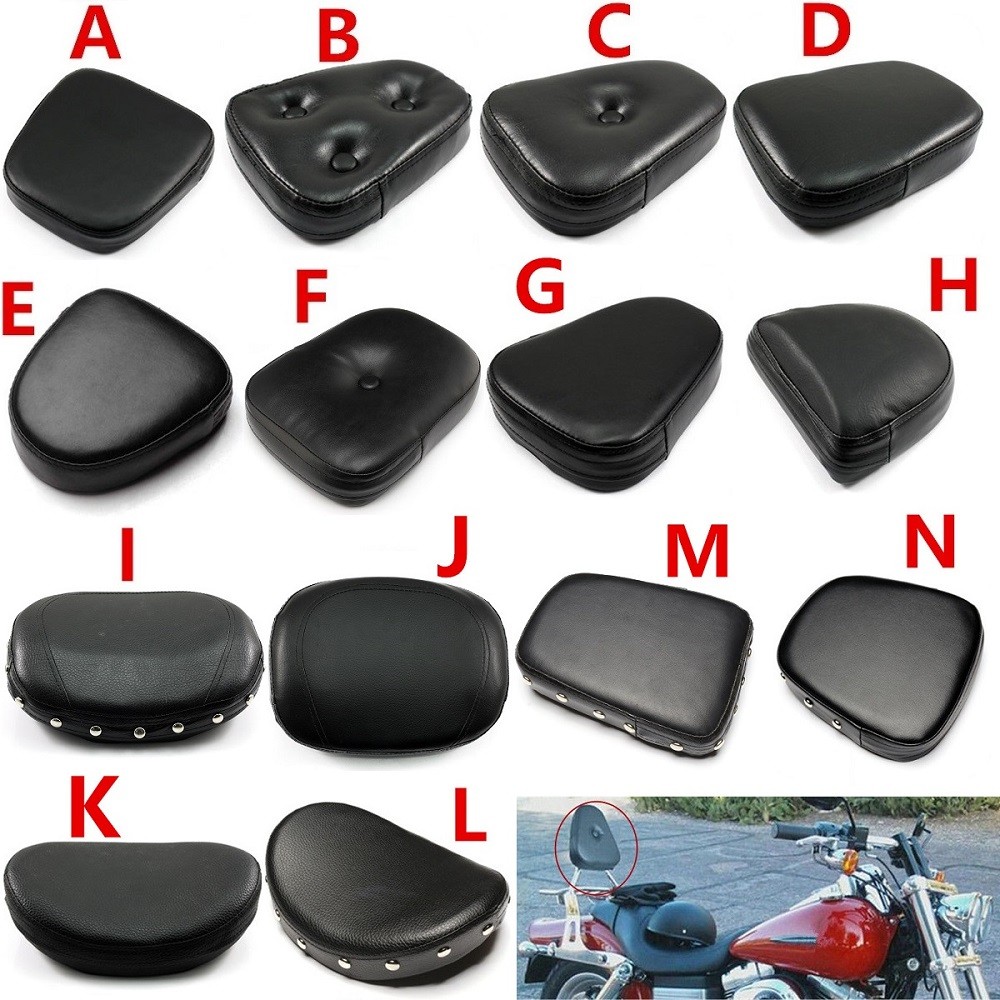 Motocicleta Universal Passageiro Sissy Bar Encosto Traseiro Almofada Pillion Chopper Bobber Personalizado Cafer E-Bike S