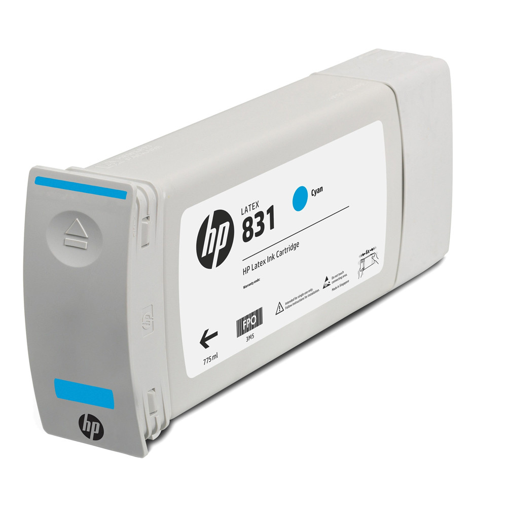 Cartucho HP 831A Original CZ683A Cyan Latex 775ml | HP Latex 310 | 330 | 360
