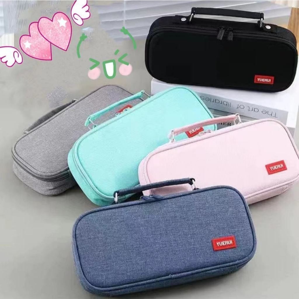 Estojo De Lápis De Grande Capacidade Durável Simple ALEX em Oferta na Shopee