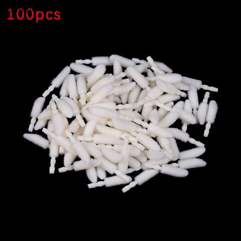RGN Pincel Descartável Para Maquiagem Cosmética , 100 Peças , Algodão , Ferramenta Sombra , Brilho Labial , De NW