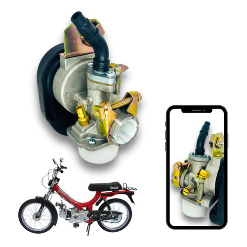 Carburador Completo Mobilete Caloi Monark Av7 Mod Original