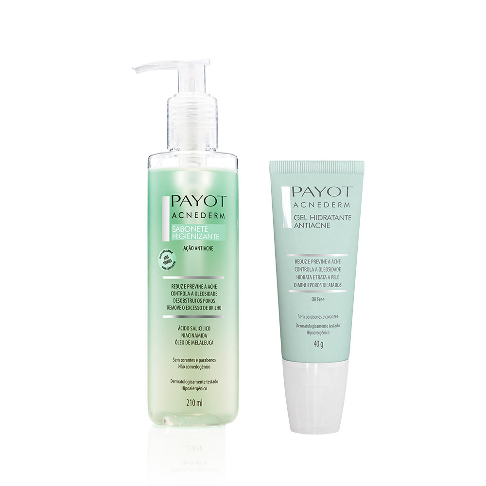 Kit Sabonete Facial + Gel Hidratante Acnederm Payot - (Shopee)