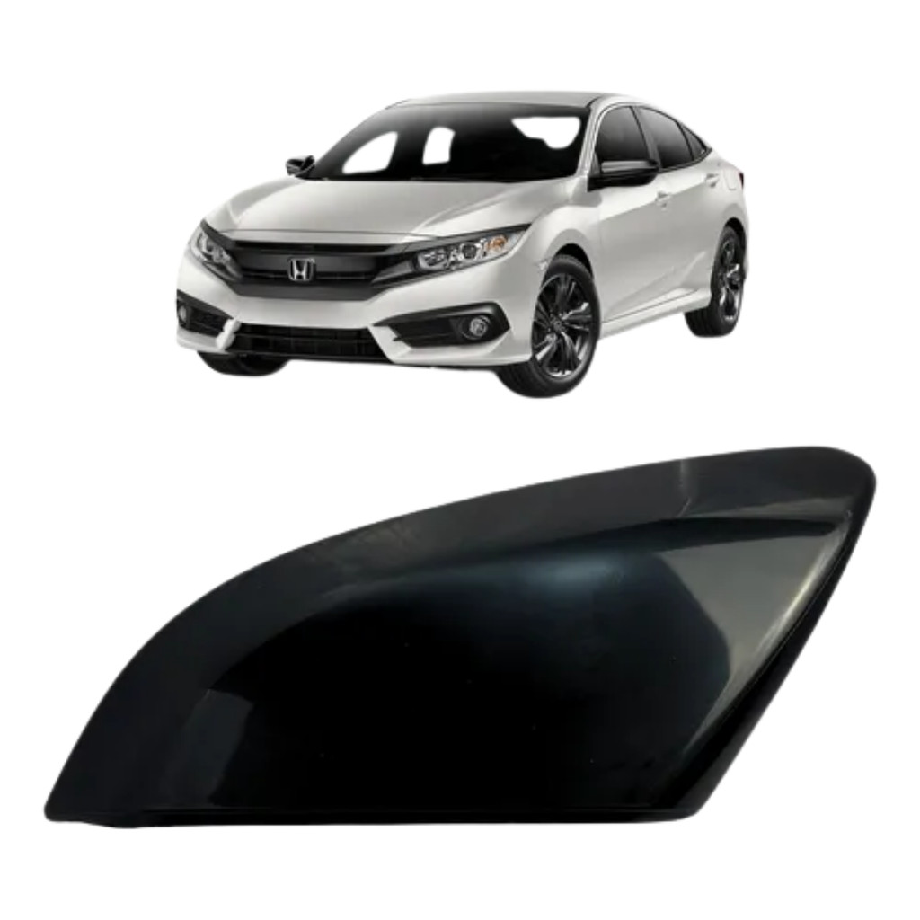 Capa Retrovisor Civic 2017 a 2021 S/Pisca Black Piano LE