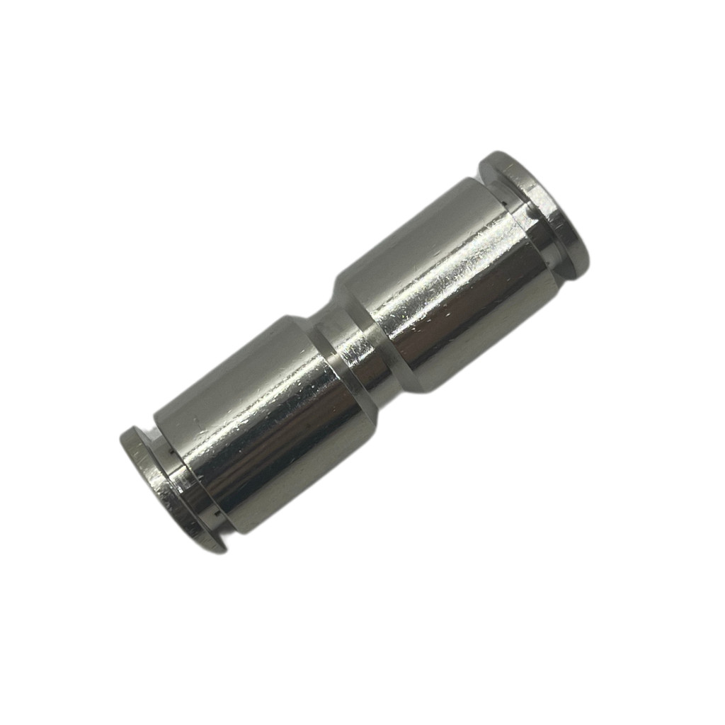 Conexão Pneumática União Emenda Metal Engate Rápido Tubo 8mm