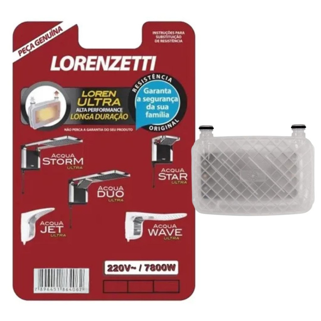 Resistência Acqua Ultra 7800w Lorenzetti 220v em Oferta na Shopee
