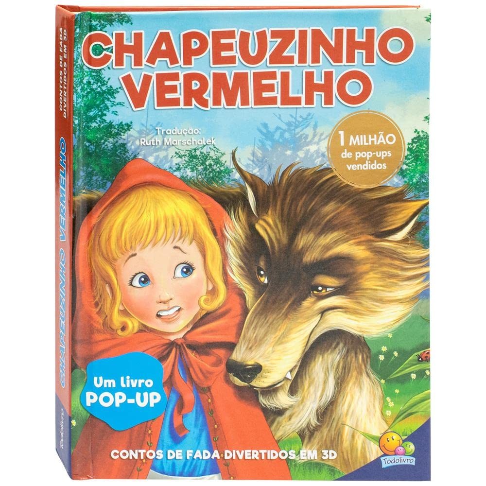 Contos de Fada Divertidos em 3D: Chapeuzinho Vermelho | Capa Dura | Ruth Marschalek