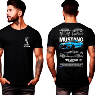 Camiseta T-shirt Camisa Carro Luxo Mustang Gt 500 Shelby