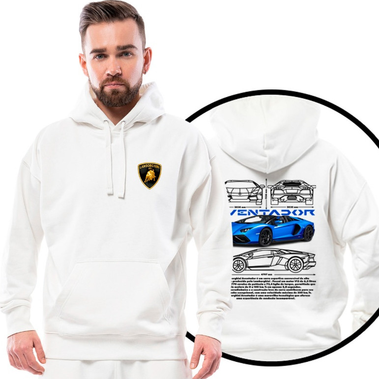 Moletom Casaco De Frio Carro Corrida Luxo Aventador Promoção