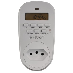 Timer Temporizador Digital para Tomada Exatron Bivolt
