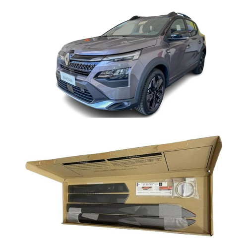 Jogo Friso De Porta Renault Kardian Cinza 2024 2025 em Oferta na Shopee