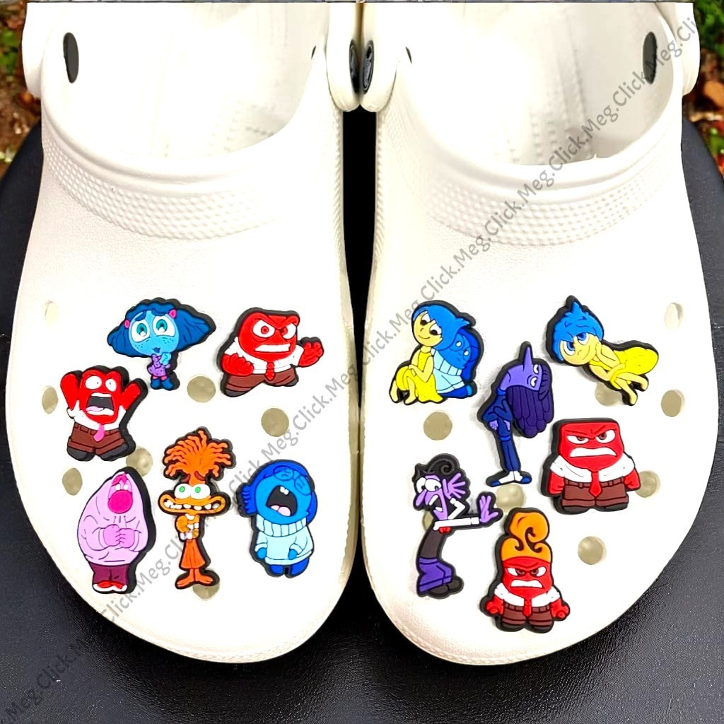 Kit 9 Pins Divertidamente | Bottons para Sandálias e Babuches– Acessórios PVC