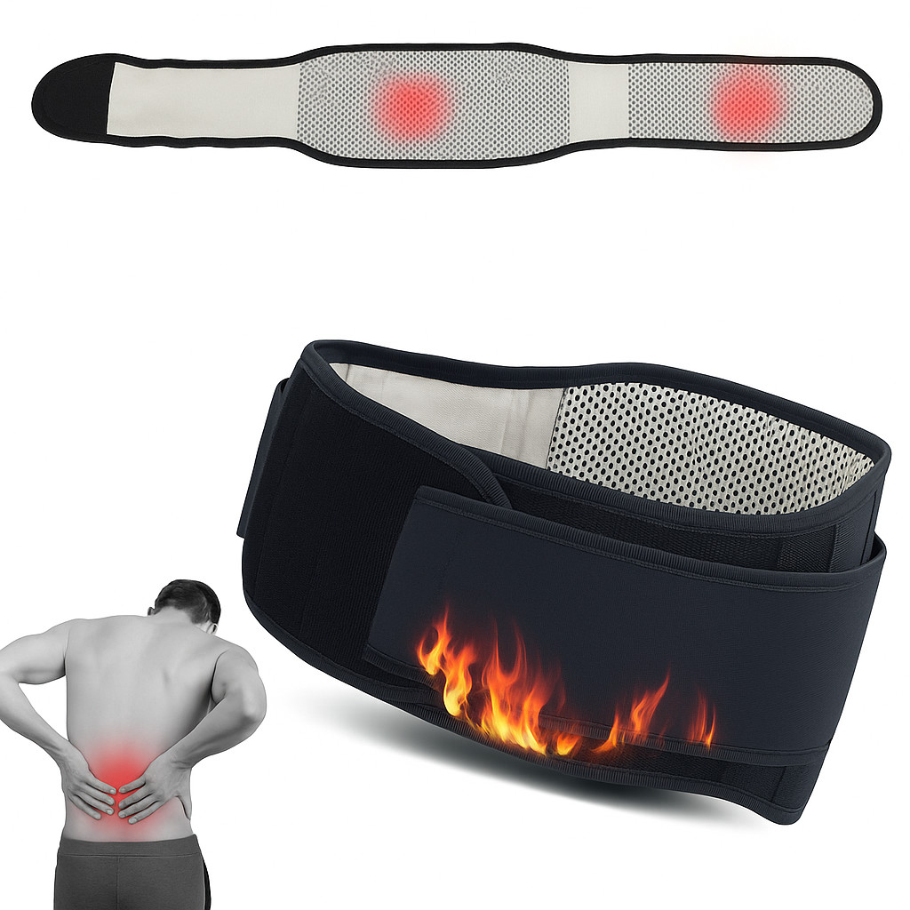 Cinta Abdominal Lombar Terapia Magnética Emagrece Alivia Dor