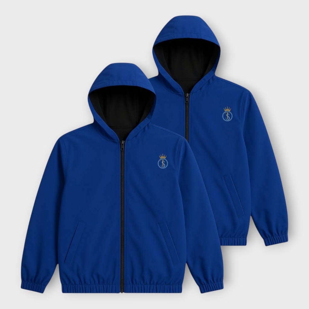 Combo 2 Jaquetas Juvenil Menino Nylon Flexível Corta Vento Com Tecido Confortável