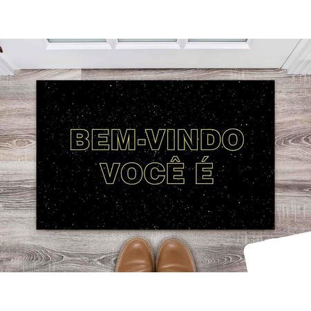 Tapete Capacho Decorativo Entrada Porta Sala Bem vindo você é (Star Wars)