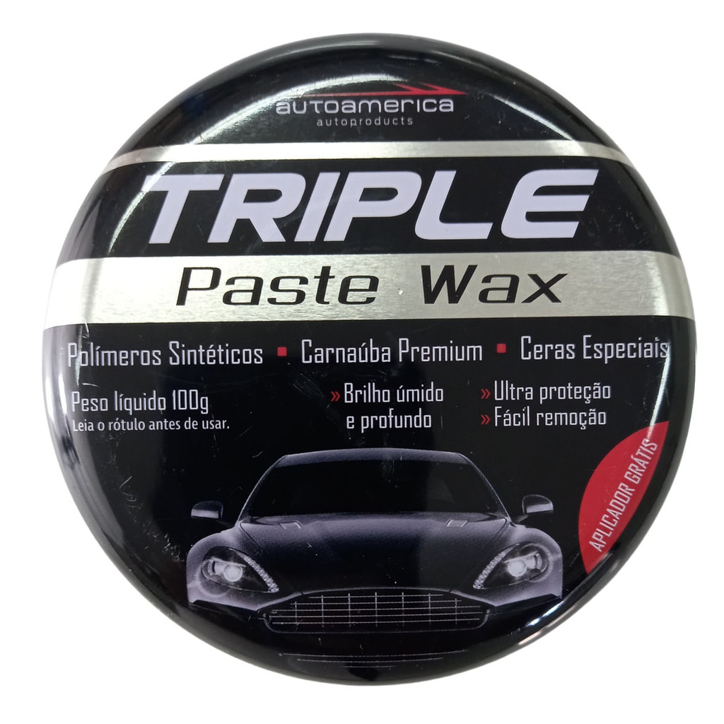 Cera 3 Em 1 Triple Paste Wax 100G Autoamerica