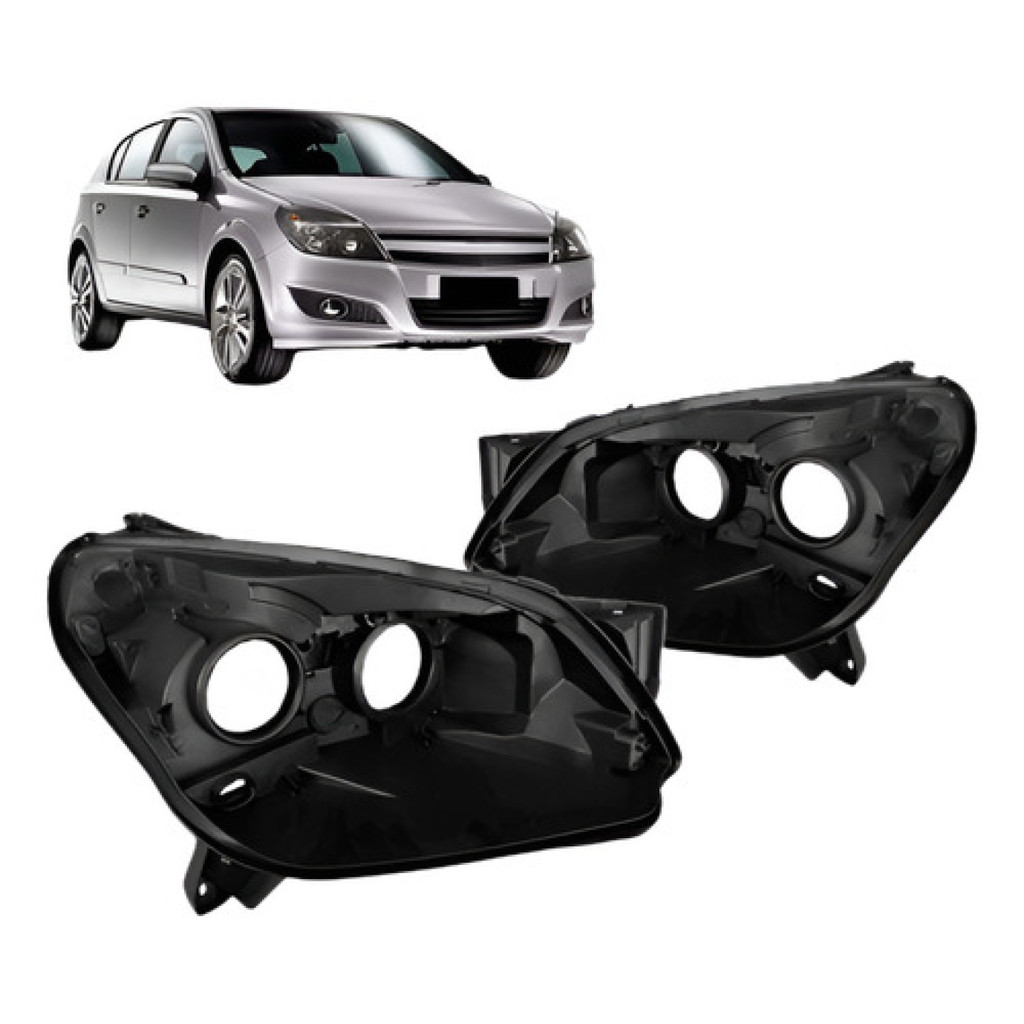 Par de Farois Carcaça GM Chevrolet Vectra 2006 2007 2008 carcaça de farol referencia de mercado, entrega rapida