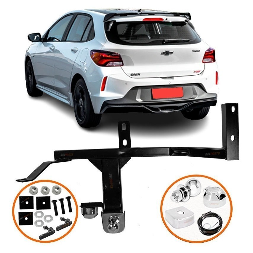 Engate Reboque Rabicho Chevrolet Onix Rs Inmetro Até 500kg bOM
