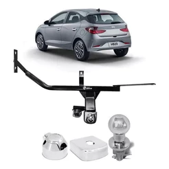 Engate Reboque Reforcel Fixo Hyundai HB20 Hatch 2020 2021 2022 2023 2024 Forte e Resistente bOM