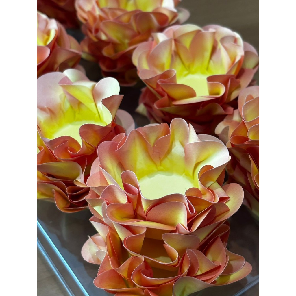 Forminhas Doces Finos em Formato de Flor - 40 l 80 l 120 l 160 l 200 un - New Style em Oferta na Shopee