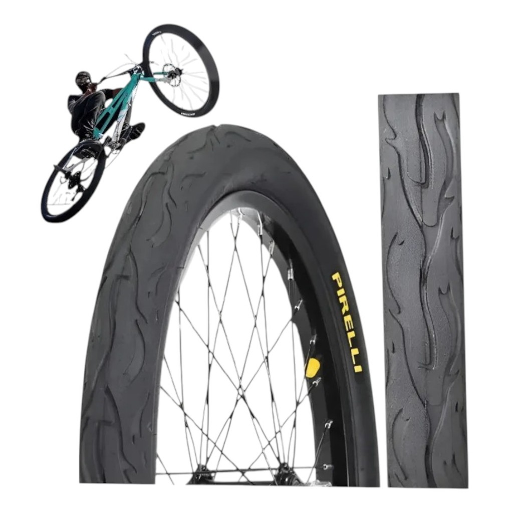 Pneu Pirelli Tornado Beta 26x2.125 Flame Balão Origina