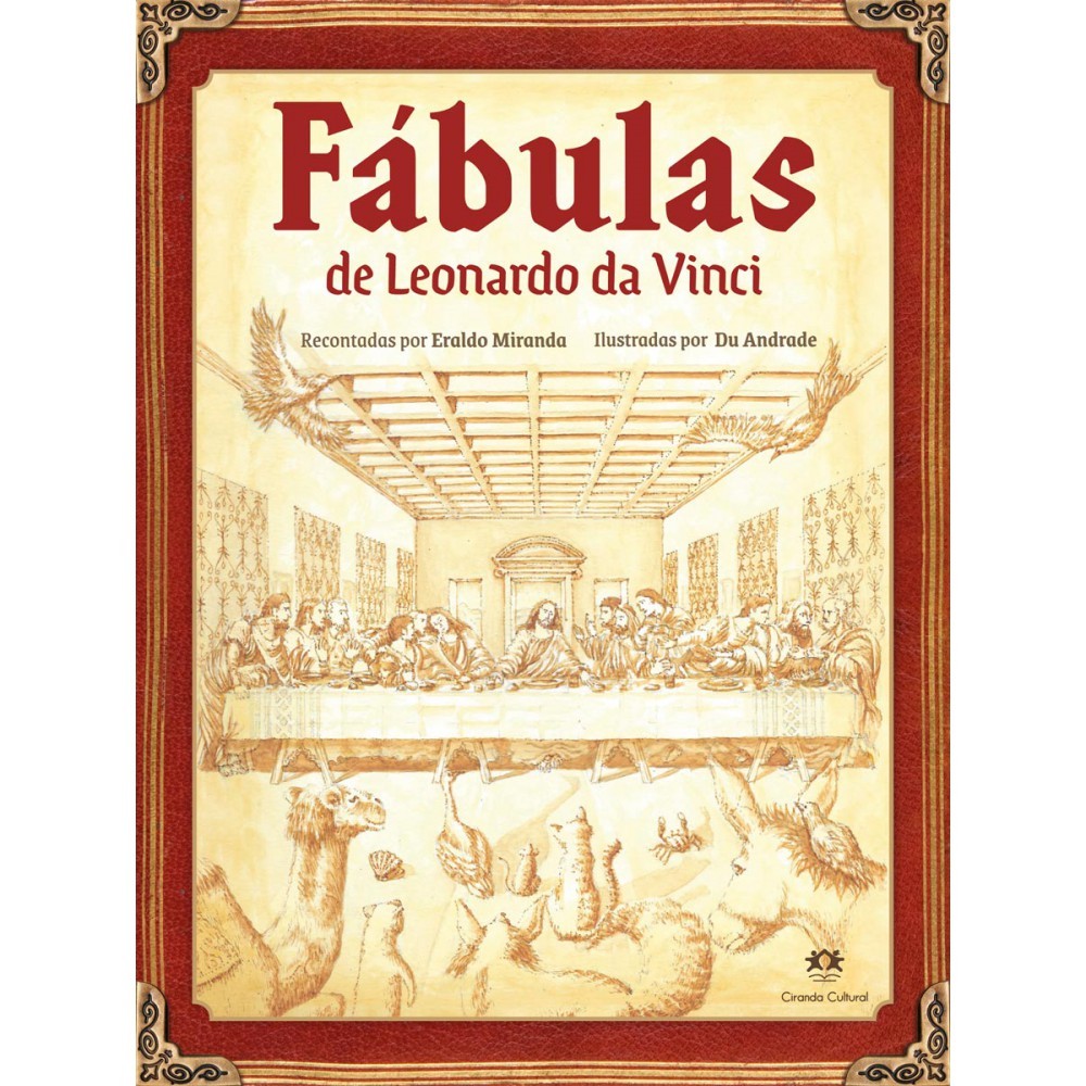 Livro Literatura infantil Fábulas de Leonardo Da Vinci