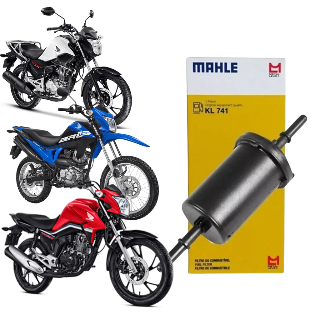 Filtro Combustível Cg Titan Fan Nxr Bros 2004 A 2027 Mahle