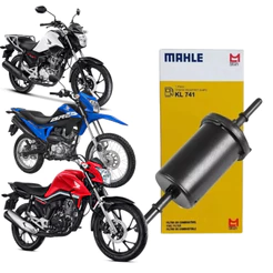 Filtro Combustível Cg Titan Fan Nxr Bros 2004 A 2027 Mahle