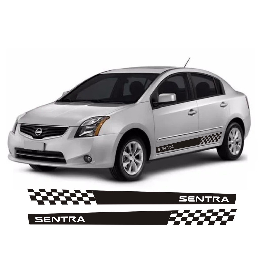 Adesivo Lateral Para Nissan Sentra G1 Faixa Se1 Colante Fita Adesiva Tuning Acessórios
