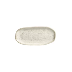 Conjunto com 4 Travessas Oval Rasa Mini Orgânico Vanilla 16,5x8cm