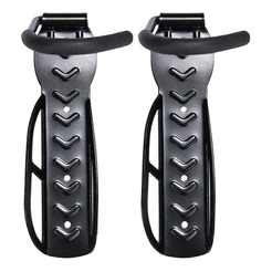 KIT 2 SUPORTE DE PAREDE VERTICAL GANCHO PENDURAR BICICLETA PRO PRETO