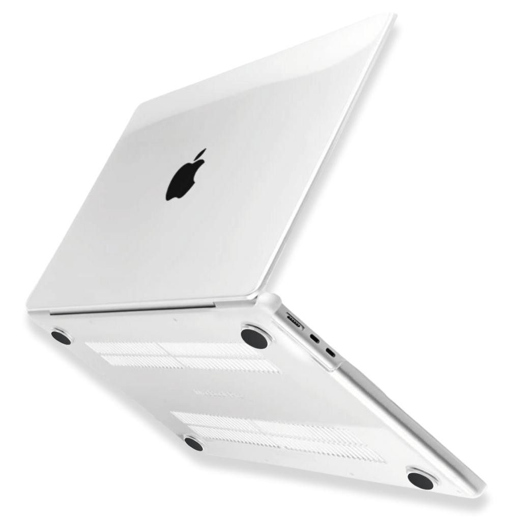 Capa SkinCase Para MacBook Air 13.6 Pol M2 M3 M4 - Mod A268 A3113 A3240 Ano 2022 /2025  Transparente